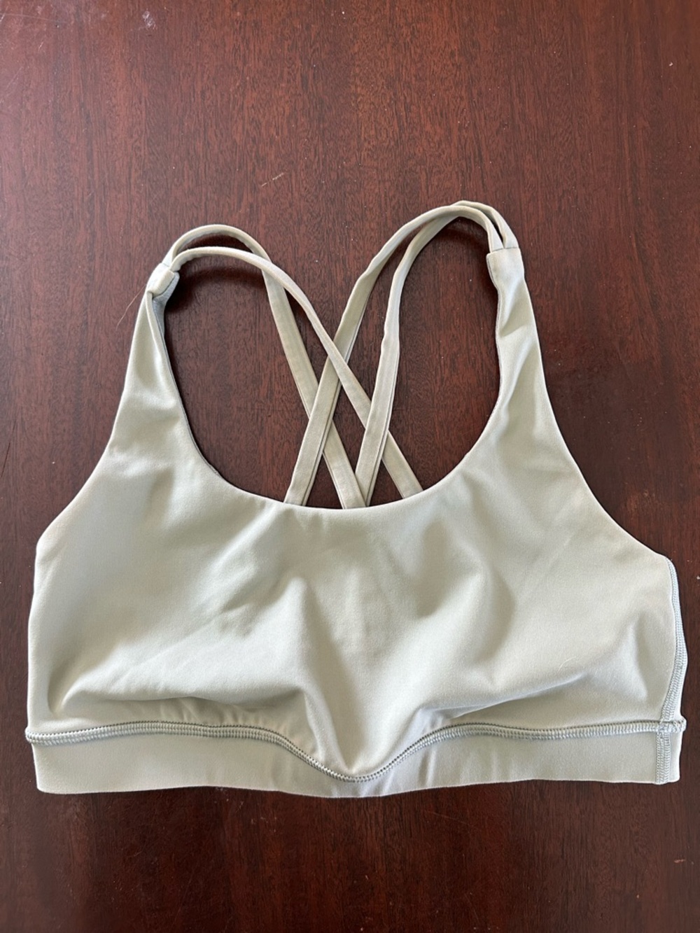 lululemon athletica Sage Green Strappy-Back Sports Bra